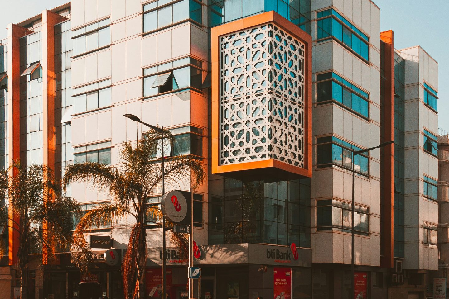 Edificios residenciales del barrio de Agdal en Rabat